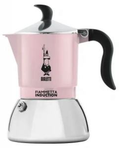 Bialetti Fiammetta Induction PRIMAVERA kotyogós kávéfőző 2 adagos rózsaszín (6585)