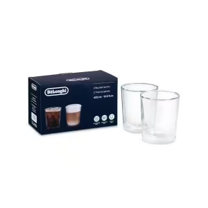 DeLonghi duplafalú pohárkészlet 400ml, 2db (AS00001402)