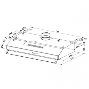 Faber 2740 PB SRM X A60 páraelszívó inox