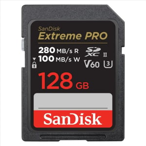 128GB Sandisk Extreme PRO SDXC memóriakártya V60 UHS-II U3 (SDSDXEP-128G-GN4IN / 215492)