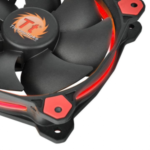 Thermaltake Riing 12 LED 12cm ház hűtő piros LED (CL-F038-PL12RE-A)