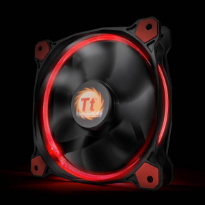 Thermaltake Riing 12 LED 12cm ház hűtő piros LED (CL-F038-PL12RE-A)