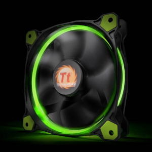 Thermaltake Riing 14 LED 14cm ház hűtő zöld LED (CL-F039-PL14GR-A)