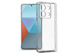 Haffner Premium  Clear Case Box Xiaomi Redmi Note 13 Pro 5G/Poco X6 5G szilikon tok kameravédővel átlátszó (HF283789)