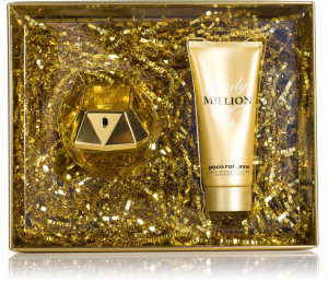 Paco Rabanne Lady Million EDP 80ml + 100 ml testápoló ajándékcsomag Hölgyeknek