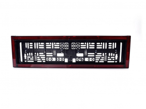 WAS W253 hátsó rendszámtartó világítással 584x163x32mm (2118)