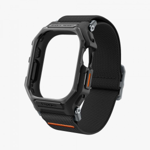Spigen Lite Fit Pro Apple Watch Ultra 2 / 1 49mm védőtok szíjjal fekete (ACS07104)