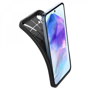 Spigen Liquid Air Galaxy A55 5G tok fekete (ACS07526)