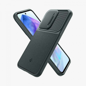Spigen Optik Armor Galaxy A55 5G tok zöld (ACS07536)