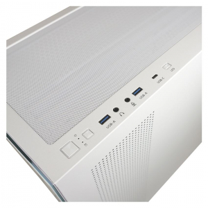 LC Power Gaming 715W - Seamless_Pale_X táp nélküli ablakos ház fehér (LC-715W-ON)