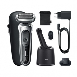 Braun Series 7 71-S7200cc Wet&Dry borotva SmartCare tisztító- és töltőegységgel ezüst-fekete