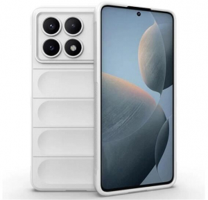 Gigapack Xiaomi Poco X6 Pro 5G szilikon tok feh&eacute;r (GP-155476)
