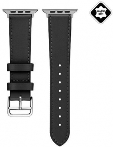 Gigapack Xiaomi Watch 2 valódi bőr pótszíj fekete (GP-155182)