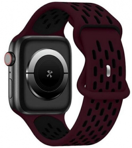 Gigapack Apple Watch Ultra 2 49mm nagy szilikon p&oacute;tsz&iacute;j bord&oacute;-fekete (GP-149571)