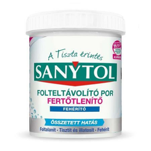 Sanytol folteltávolító- és fertőtlenítő por fehér ruhákhoz 450g (36638260)