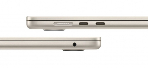 Apple MacBook Air 15.3" 2024 M3 16GB 1TB SSD Notebook csillagfény (Z1GF000VK)