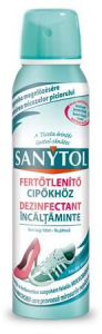 Sanytol fertőtlenítő spray cipőkhöz 150 ml (36631505/36631502)