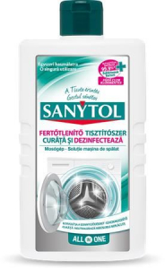 Sanytol All in One fertőtlen&iacute;tő mos&oacute;g&eacute;p tiszt&iacute;t&oacute;szer 250 ml (36661501)