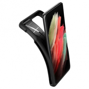Spigen Liquid Air (Pen Edition) Samsung Galaxy S21 Ultra tok fekete (ACS02831)