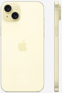 Apple iPhone 15 Plus 256GB mobiltelefon citromsárga (MU1D3SX/A)