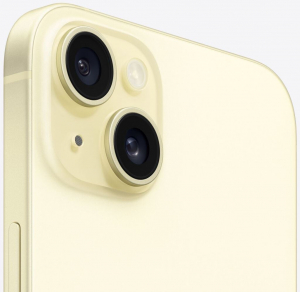 Apple iPhone 15 Plus 256GB mobiltelefon citromsárga (MU1D3SX/A)
