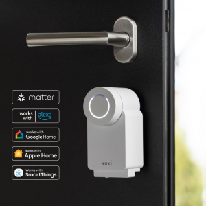 Nuki Smart Lock 4.generációs okos zár fehér (NUKI-SMARTLOCK4-W)