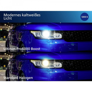 Philips LED-es fényszóró izzó Ultinon Pro6000 H4 12 V, 11342U60BX2