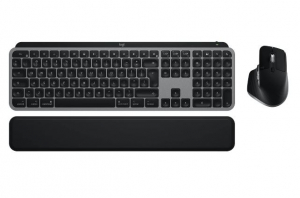 Logitech MX Keys Combo for Mac vezeték nélküli US Bluetooth billentyűzet és egér szett Space Grey (920-012845)