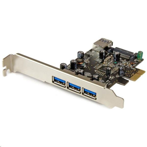 StarTech.com 3+1x USB 3.0 bőv&iacute;tő k&aacute;rtya PCIe (PEXUSB3S42)