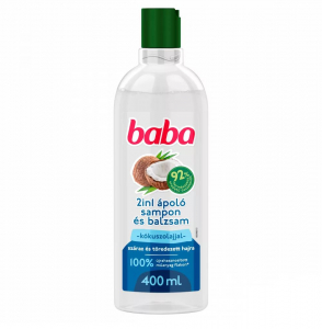Baba 2in1 hajsampon 400ml kókuszolajjal (42720)