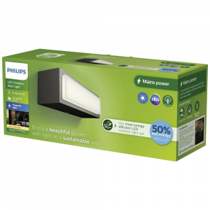 Philips Stratosphere LED-es kültéri fali lámpa LED 3.8 W Antracit, 8720169263697