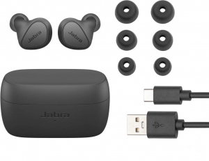 Jabra Elite 4 TWS Bluetooth fülhallgató szürke (100-99183000-99)