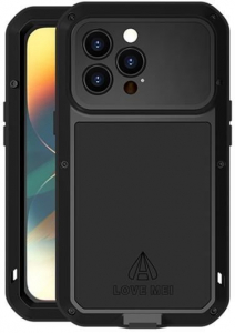 Love Mei Powerful defender Apple iPhone 14 Pro tok fekete (GP-138123)