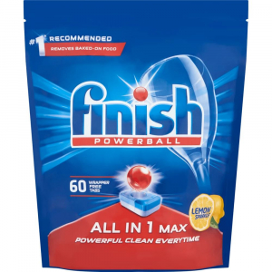Finish All in Max Lemon mosogatógép tabletta 60db (5997321734446)