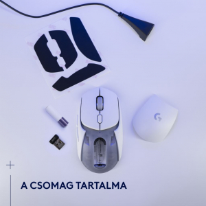 Logitech G309 LIGHTSPEED vezeték nélküli Gaming egér fehér (910-007207 / 910-007208)