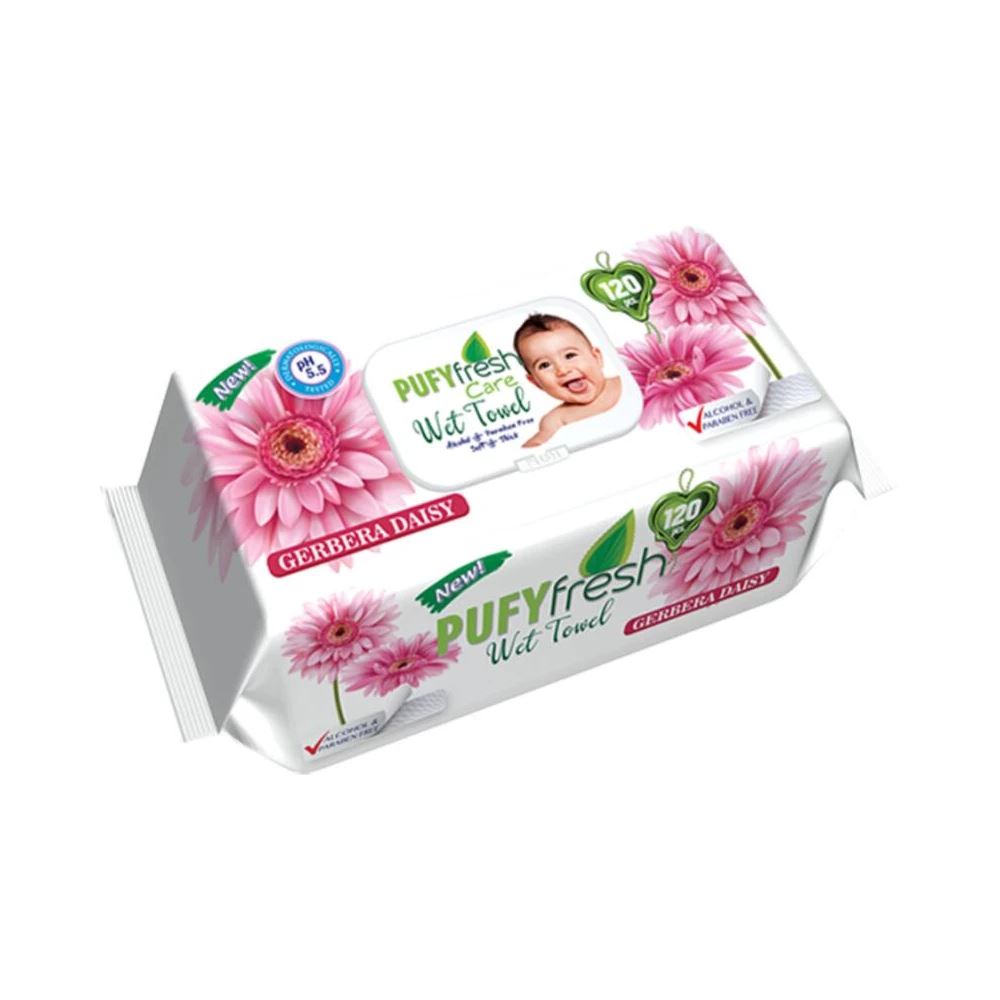 Pufynip Pufy Fresh nedves törlőkendő 120db (8699444263540)