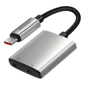 Mcdodo 2in1 audio adapter USB-C - 2x USB-C (CA-5570)