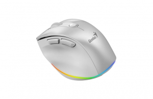 Genius Ergo 9000S Pro vezet&eacute;k n&eacute;lk&uuml;li (Bluetooth 5.0 / 2.4GHz) &uacute;jrat&ouml;lthető eg&eacute;r gy&ouml;ngyh&aacute;z feh&eacute;r (31030039400)