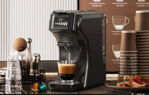 HiBREW H1B 5az1-ben kapszulás kávéfőző fekete