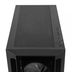 Chieftec APEX táp nélküli ablakos ház fekete (GA-01B-TG-OP)