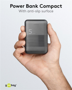 Goobay Compact 5000 mAh Power Bank (53932)