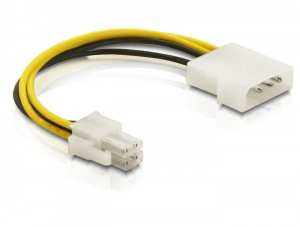 Delock 82391 P4 male > Molex 4pin male 15cm kábel