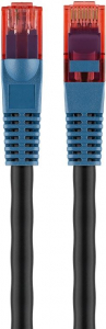 Goobay U/UTP CAT 6 kültéri patch kábel 30m fekete (94393)
