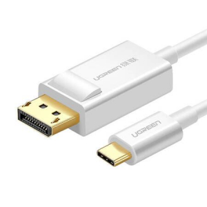 UGREEN USB-C - DisplayPort k&aacute;bel 1.5m feh&eacute;r (058754)