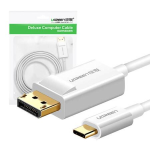 UGREEN USB-C - DisplayPort k&aacute;bel 1.5m feh&eacute;r (058754)
