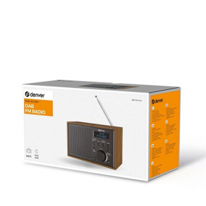 Denver DAB-46DGR DAB+ rádió beépített sötétszürke