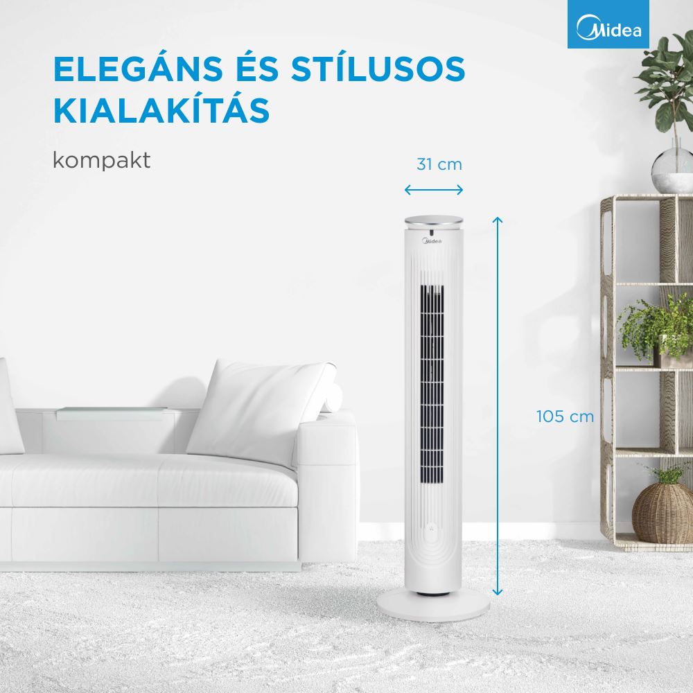 Midea toronyventilátor (FZ10-21ARBW)