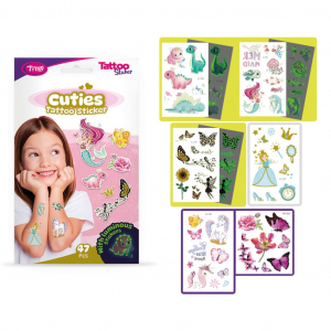 TyToo Cuties tetoválás matrica szett 47db / csomag (TY50273)