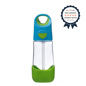B.Box kulacs szívószállal 450ml kék-zöld (9353965004400)