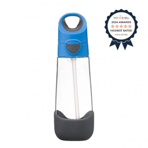 B.Box kulacs szívószállal 600ml kék-szürke (9353965002246)